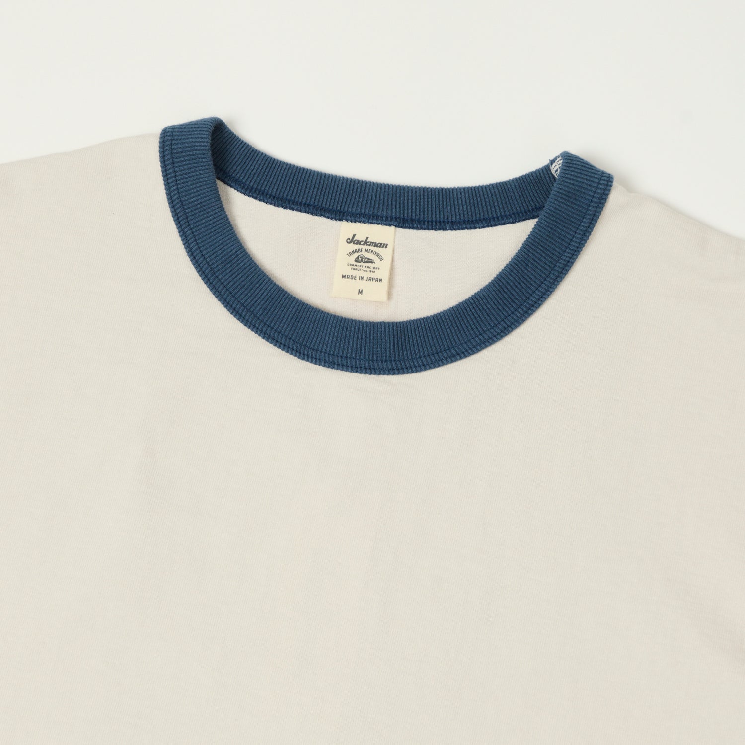 Jackman Long Sleeve Dotsume T-Shirt - Rosin White/Blue – SON OF A STAG