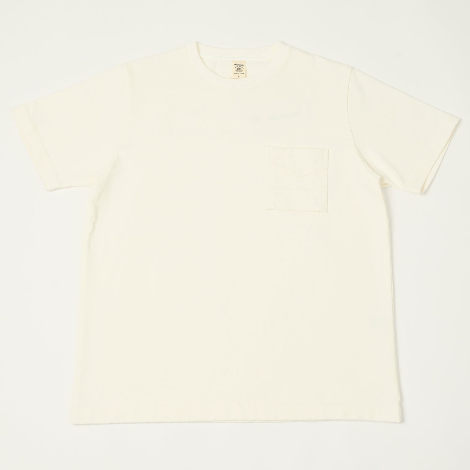 Jackman Dotsume Pocket T-Shirt - Off White