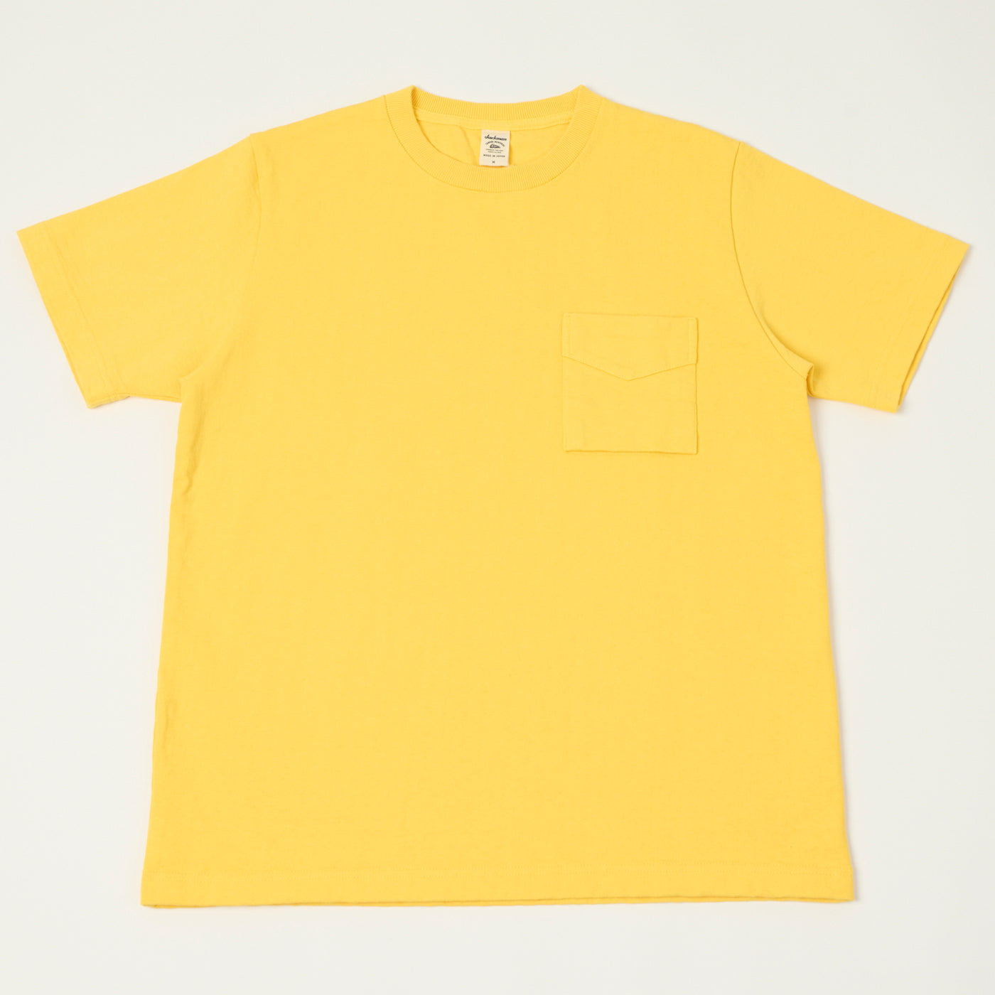 Jackman Dotsume Pocket T-Shirt - Shine Yellow