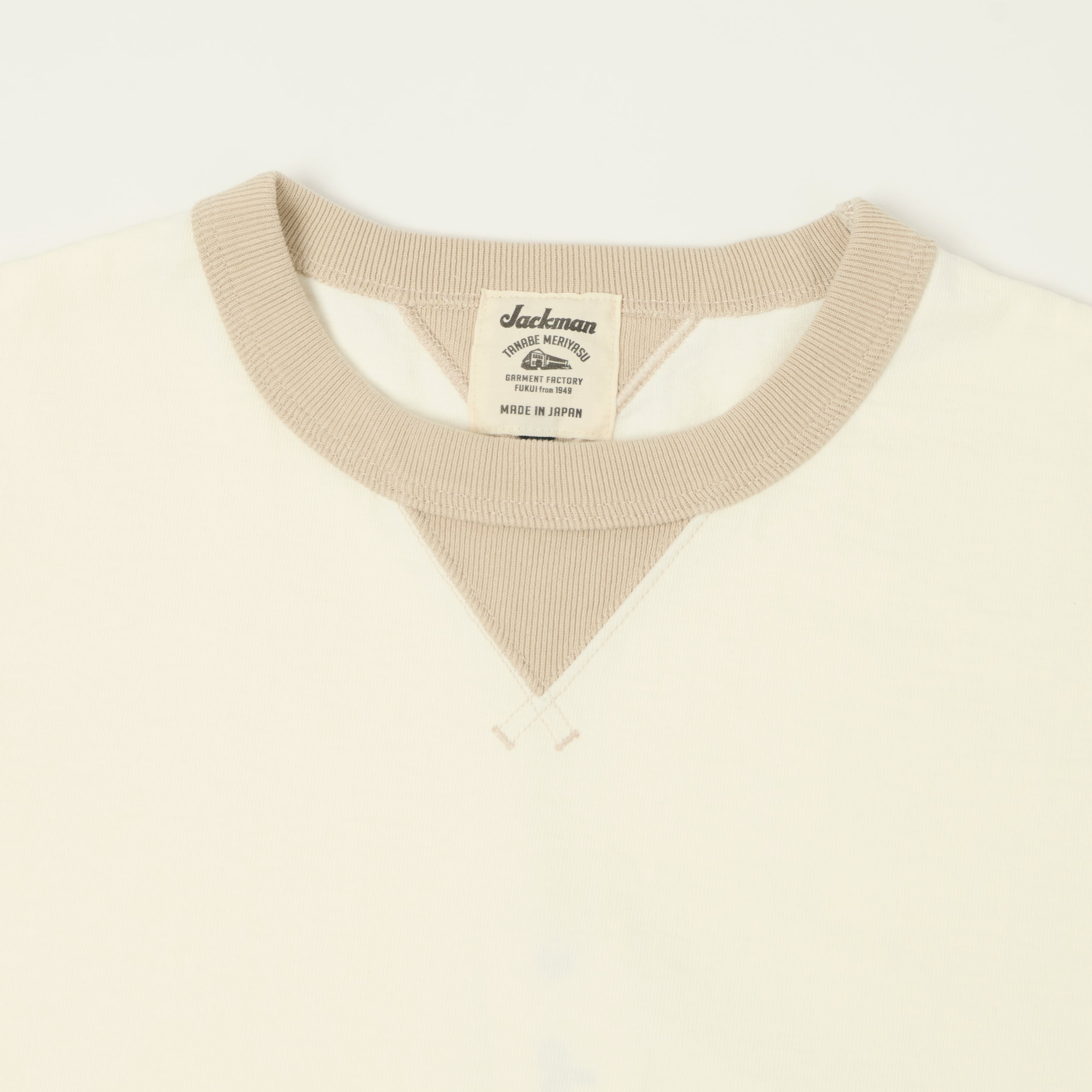 Fujito Border Knit T-Shirt - White – SON OF A STAG