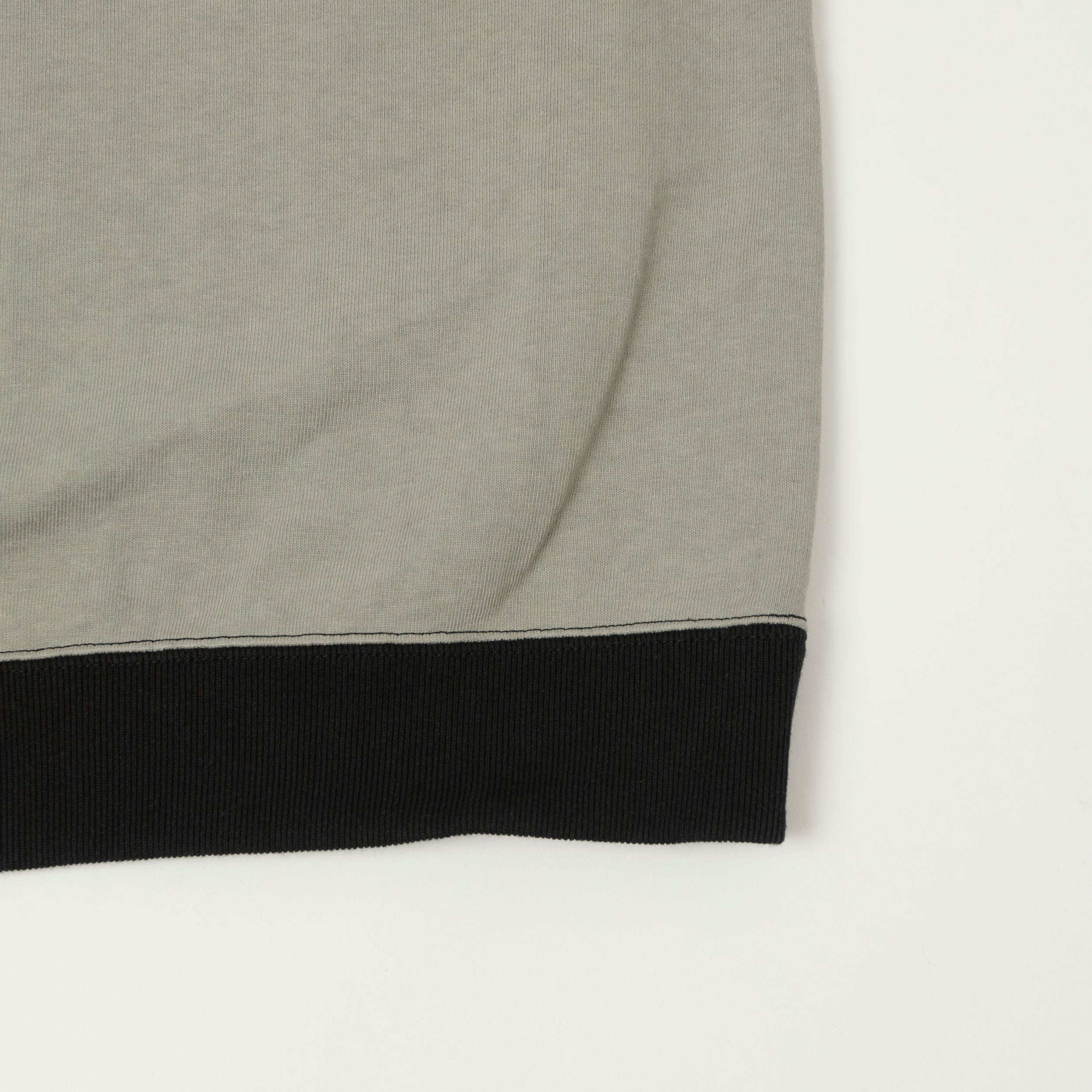 Jackman Dotsume Rib T-Shirt - Lizard Green/Black