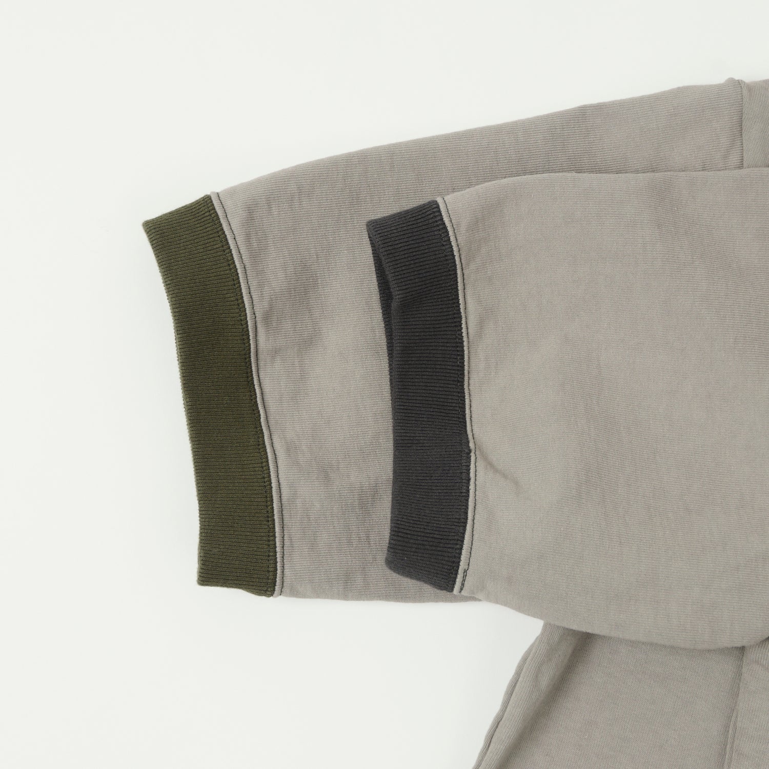 Jackman Dotsume Rib T-Shirt - Grey/4C