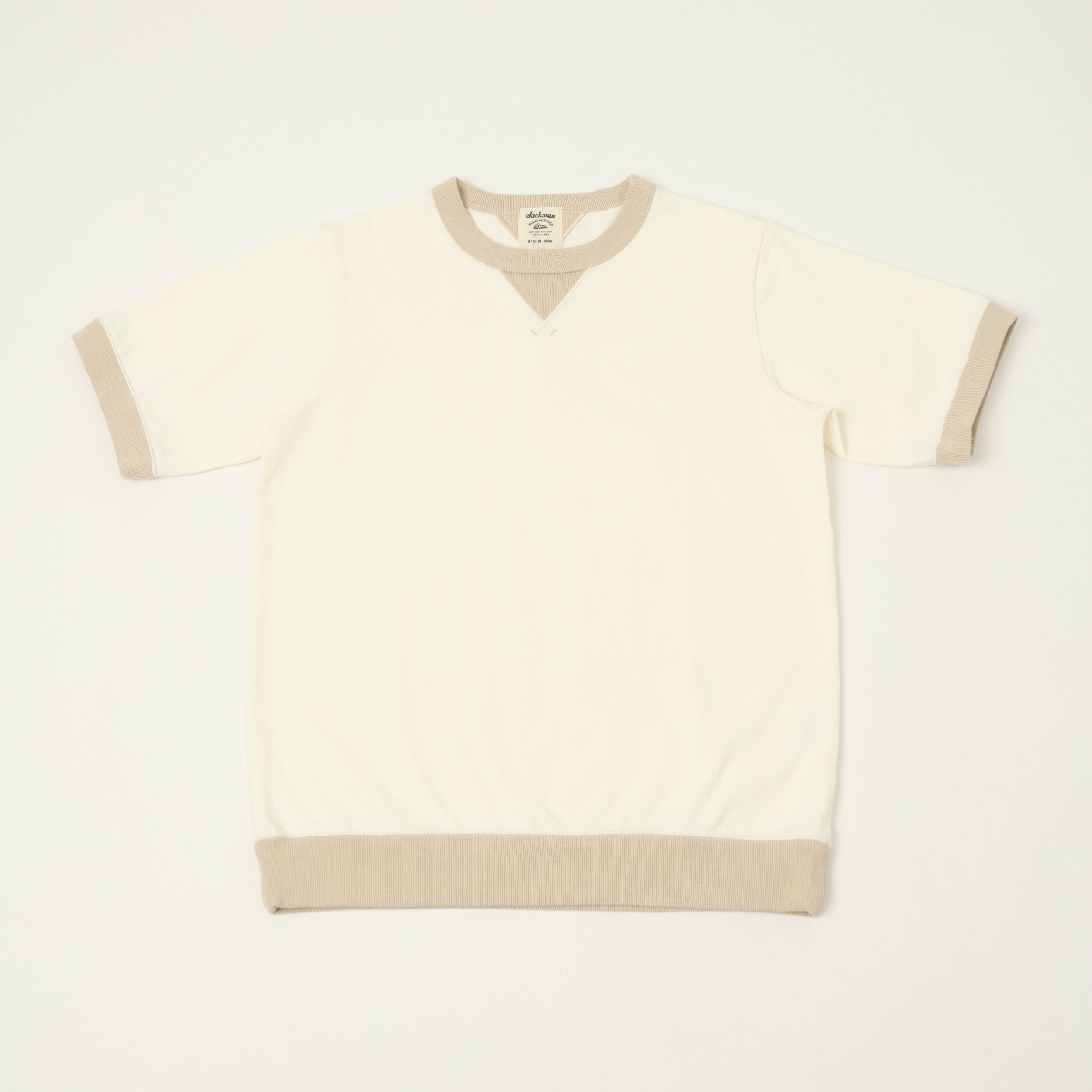 Fujito Border Knit T-Shirt - White – SON OF A STAG
