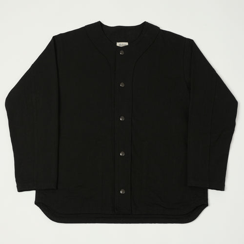 Jackman Dotsume 'UF' Sweat Cardigan - Black