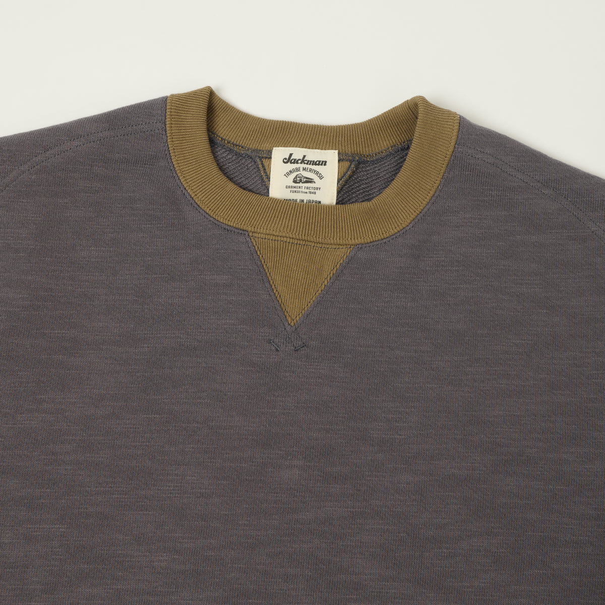 Jackman GG Crewneck Sweatshirt - Faded Grey/Sepia