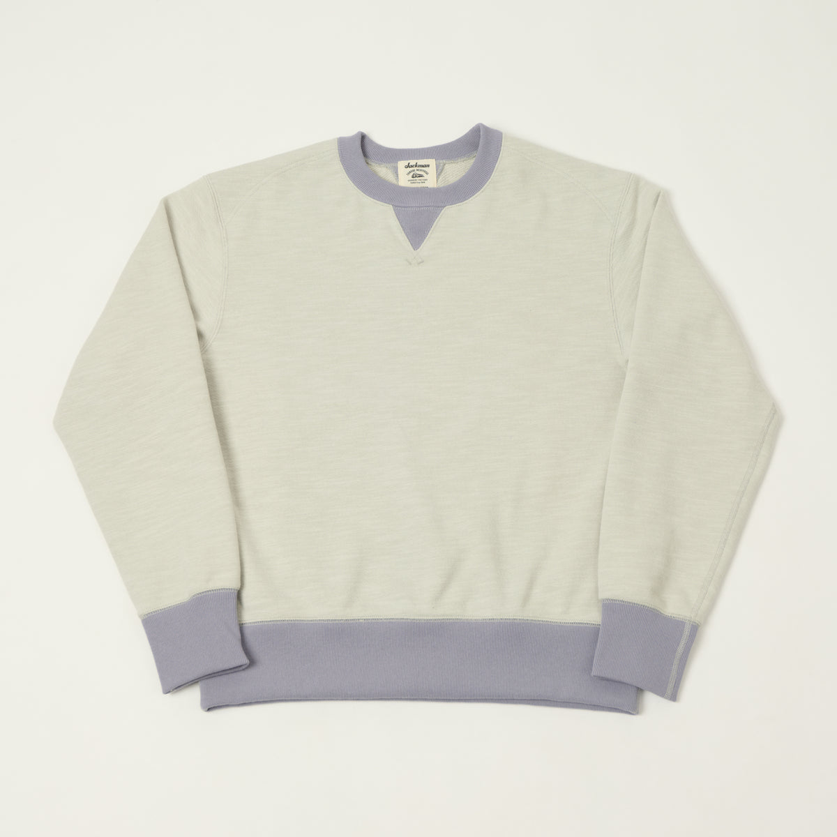 Jackman GG Crewneck Sweatshirt - Retro Silver/Dry Purple