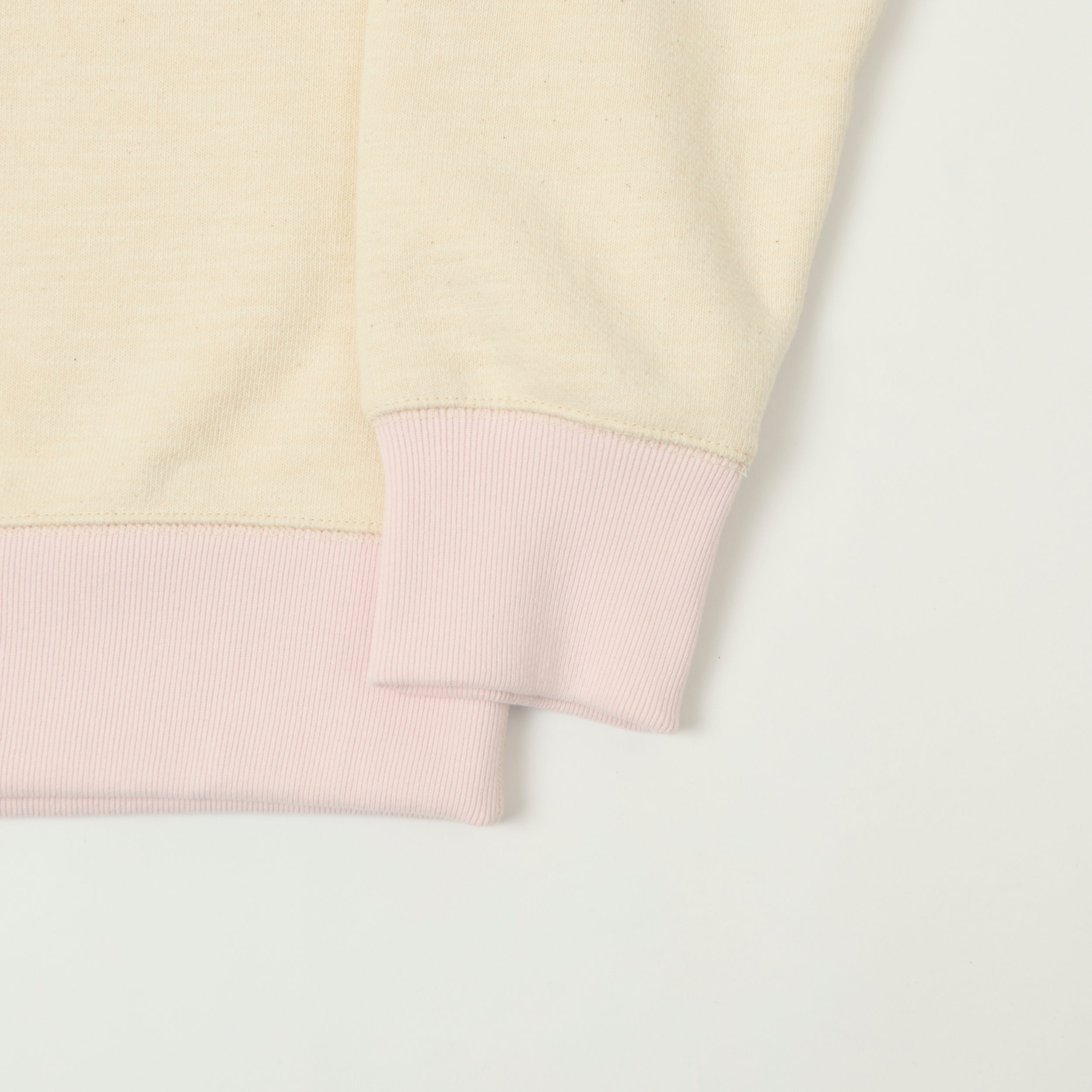 Jackman GG Crewneck Sweatshirt - Ecru/Pink