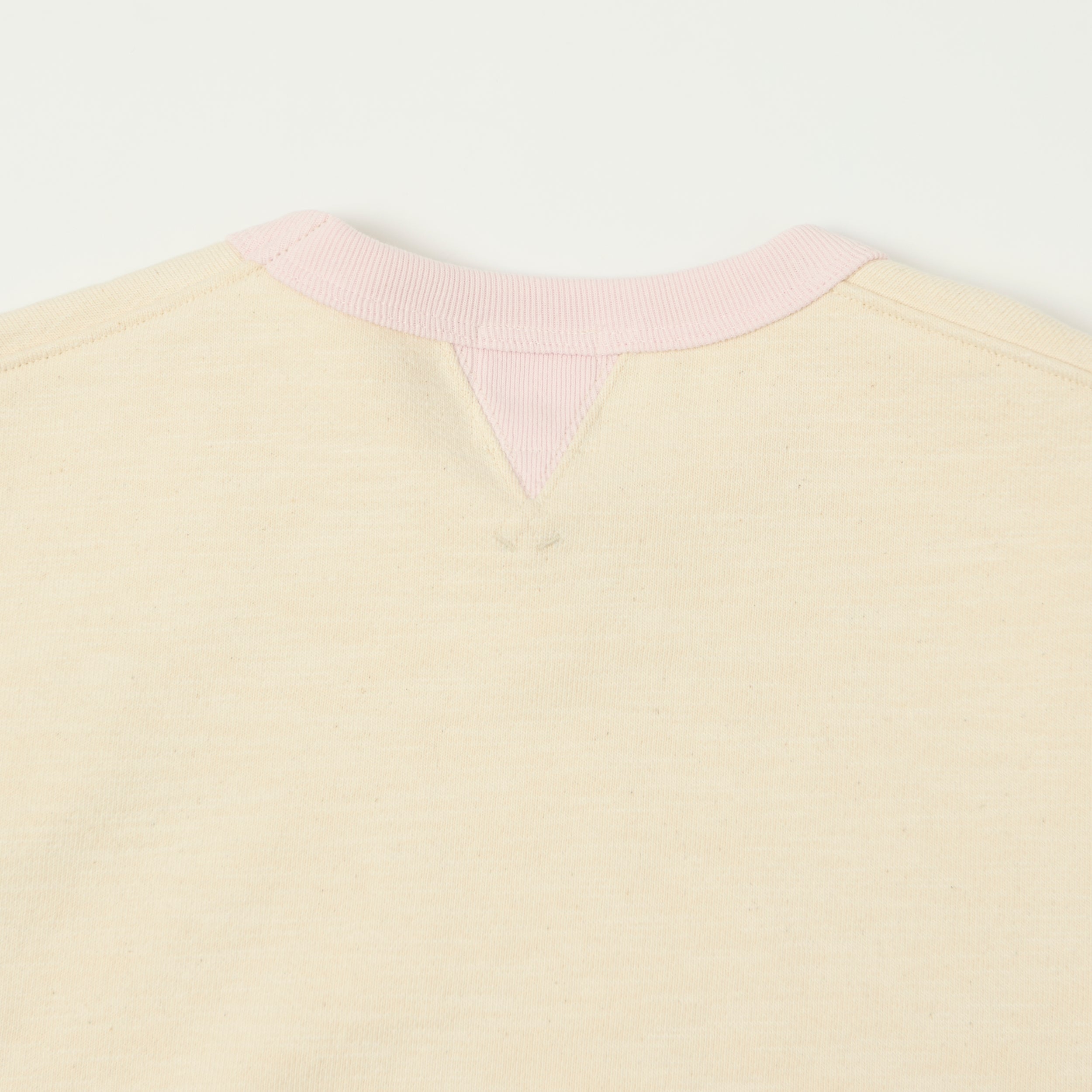 Jackman GG Crewneck Sweatshirt - Ecru/Pink