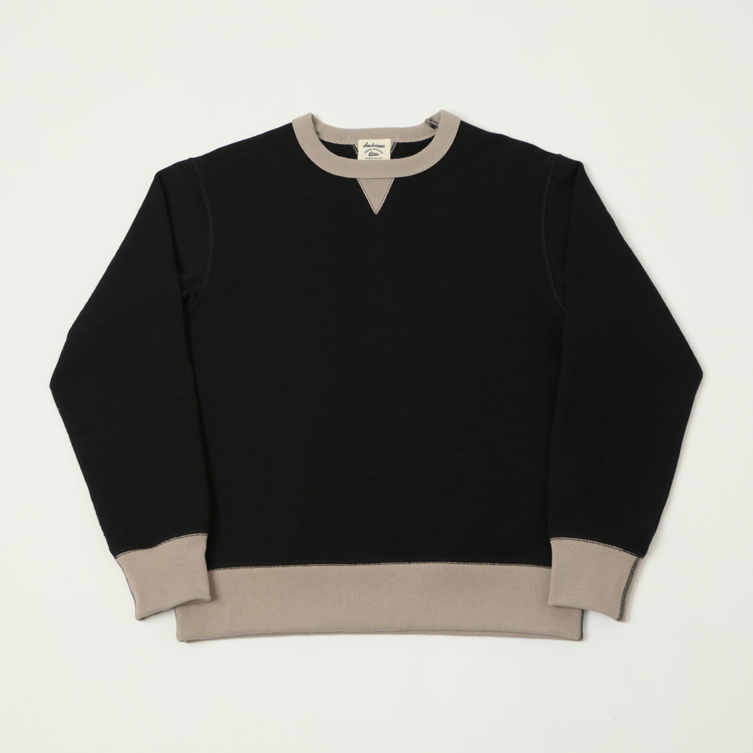 Jackman GG Crewneck Sweatshirt - Black/Grey