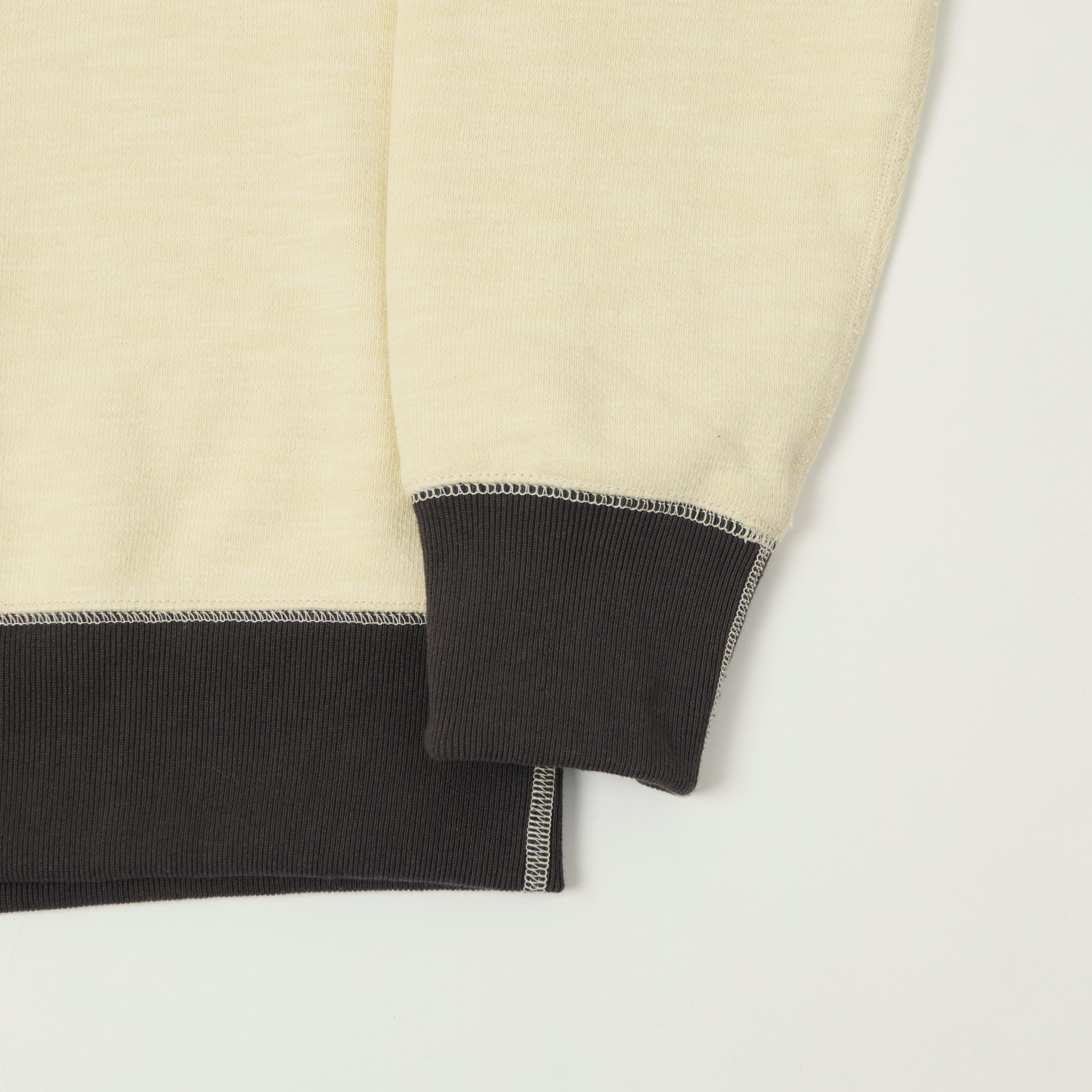 Jackman GG Crewneck Sweatshirt - Ivory/Ink Black