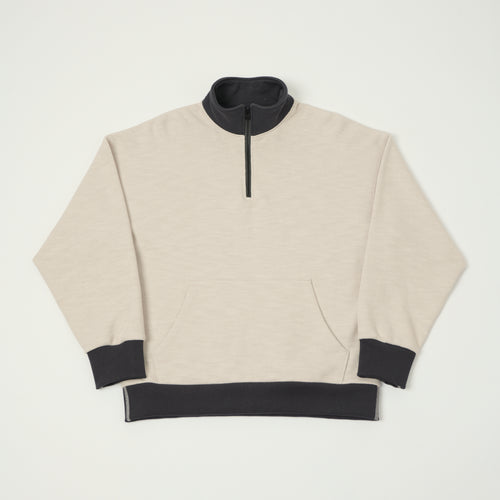 Jackman GG Half Zip Sweatshirt - Rosin/Black
