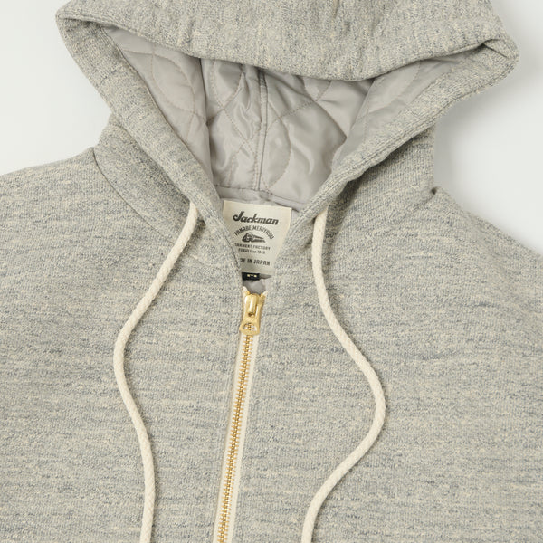 Jackman GG Sweat Padded Parka - Heather Grey