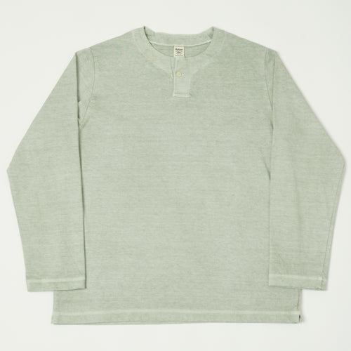 Jackman Long Sleeve Henley - Fade Dry Sage