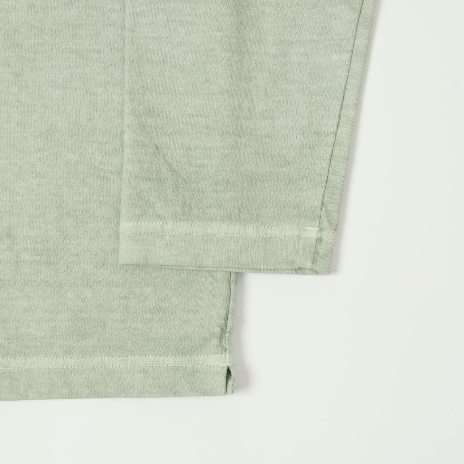 Jackman Long Sleeve Henley - Fade Dry Sage