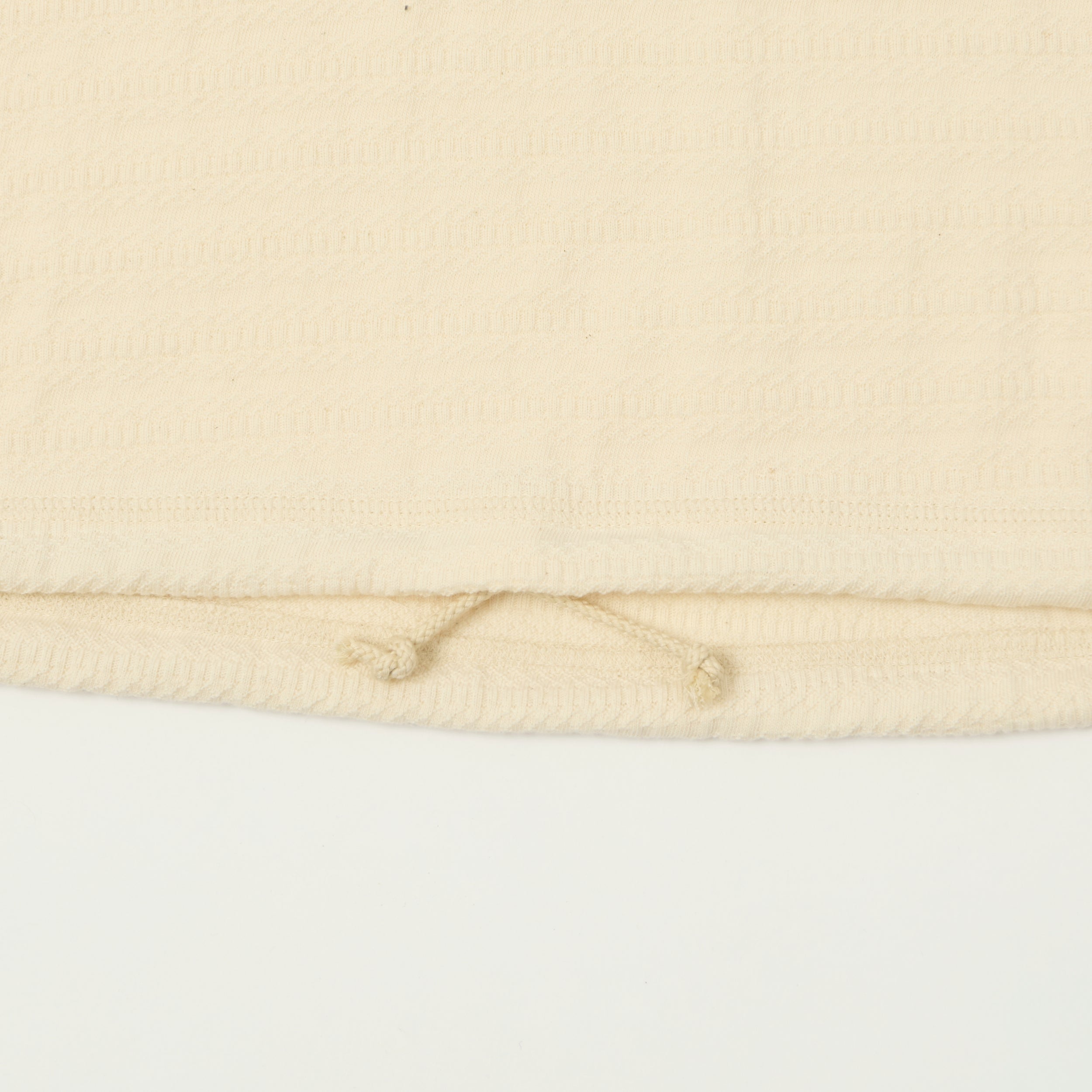 Jackman Jacquard Knit Long Sleeve Tee - Ecru