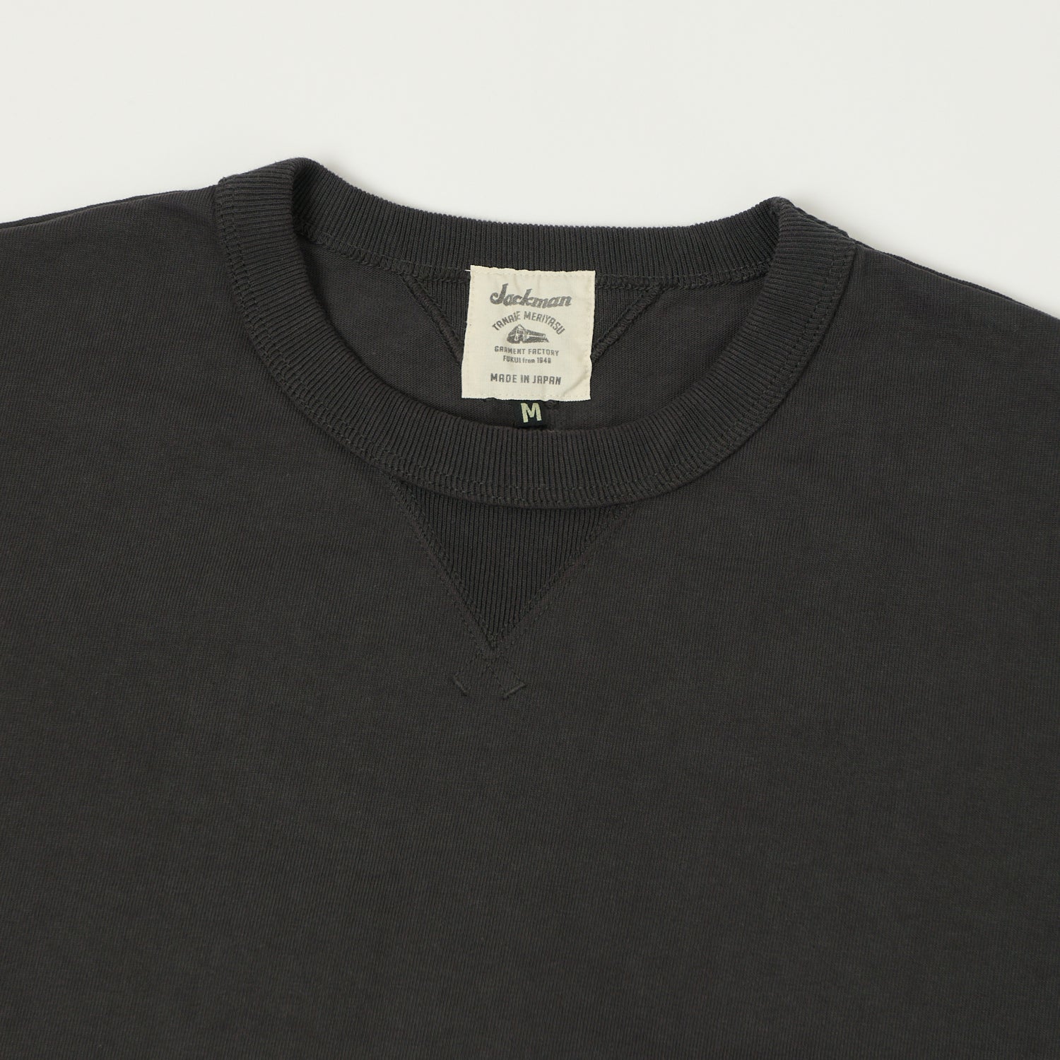新品 Jackman Dotsume Rib T-Shirt BLACK M Jackman Dotsume Rib T-Shirt - Ink Black – SON OF A STAG