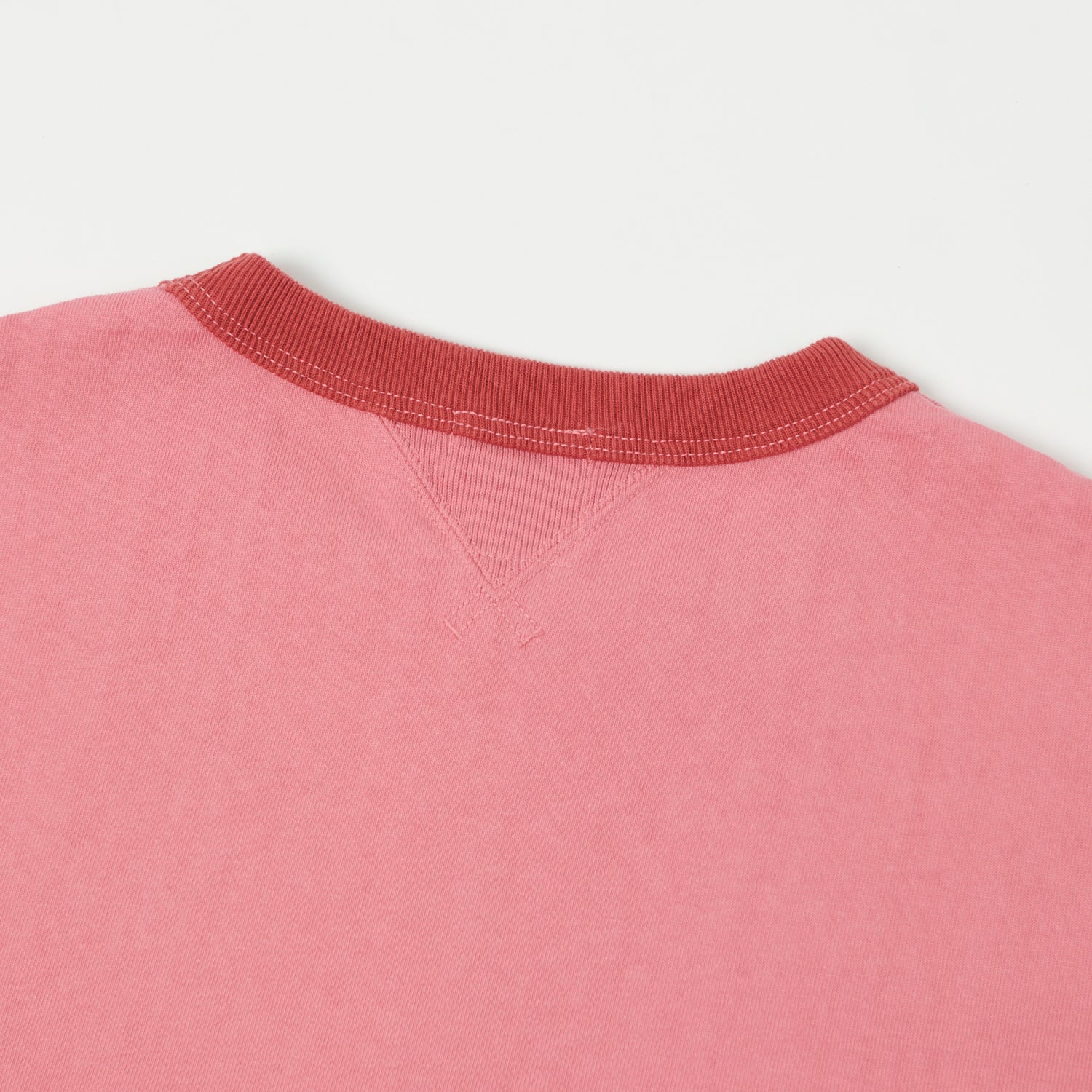 Jackman Dotsume Rib T-Shirt - Deep Pink/Tabasco