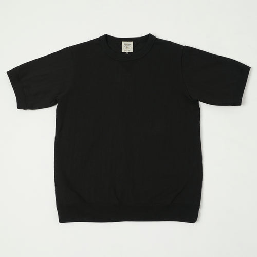Jackman Dotsume Rib T-Shirt - Black