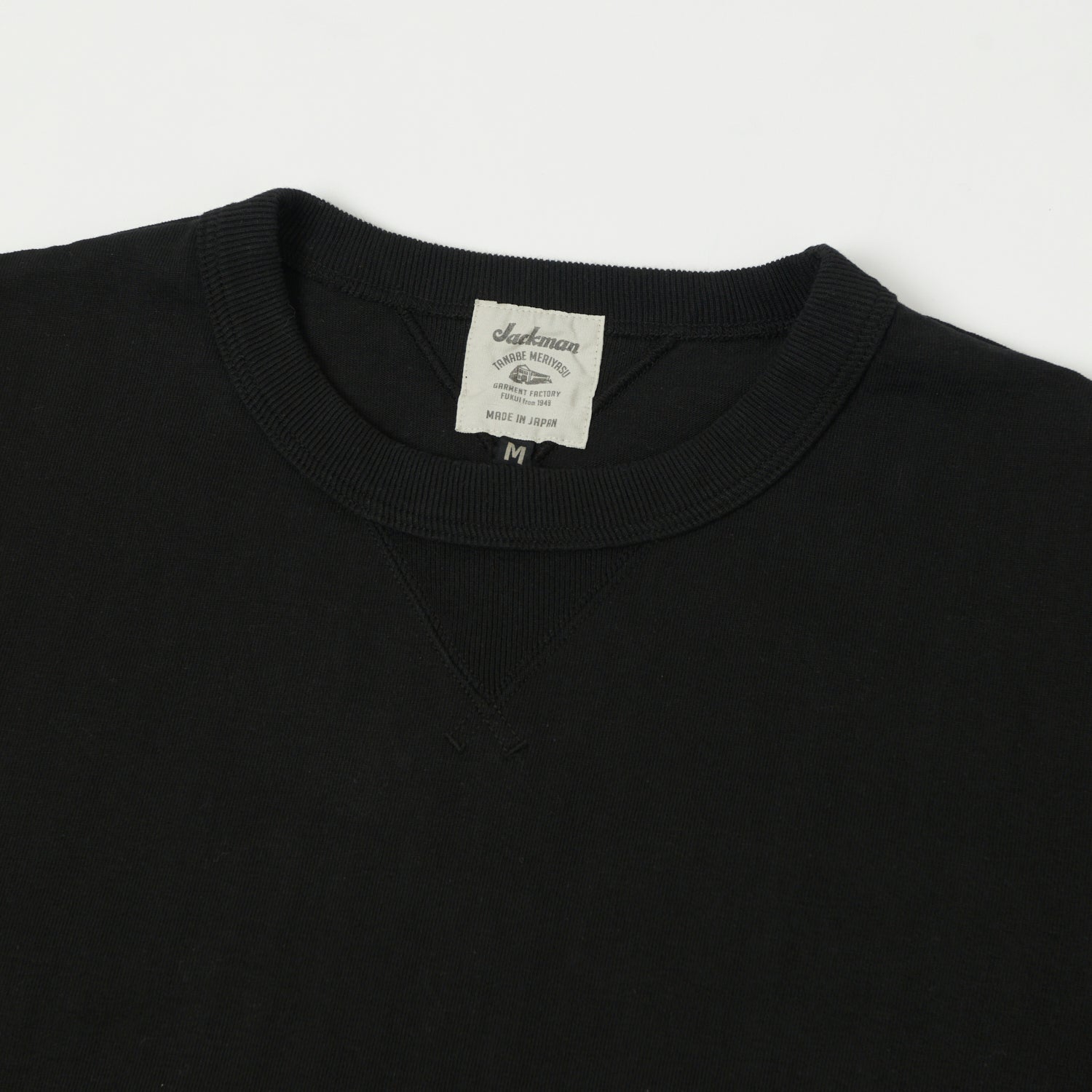 Jackman Dotsume Rib T-Shirt - Black – SON OF A STAG