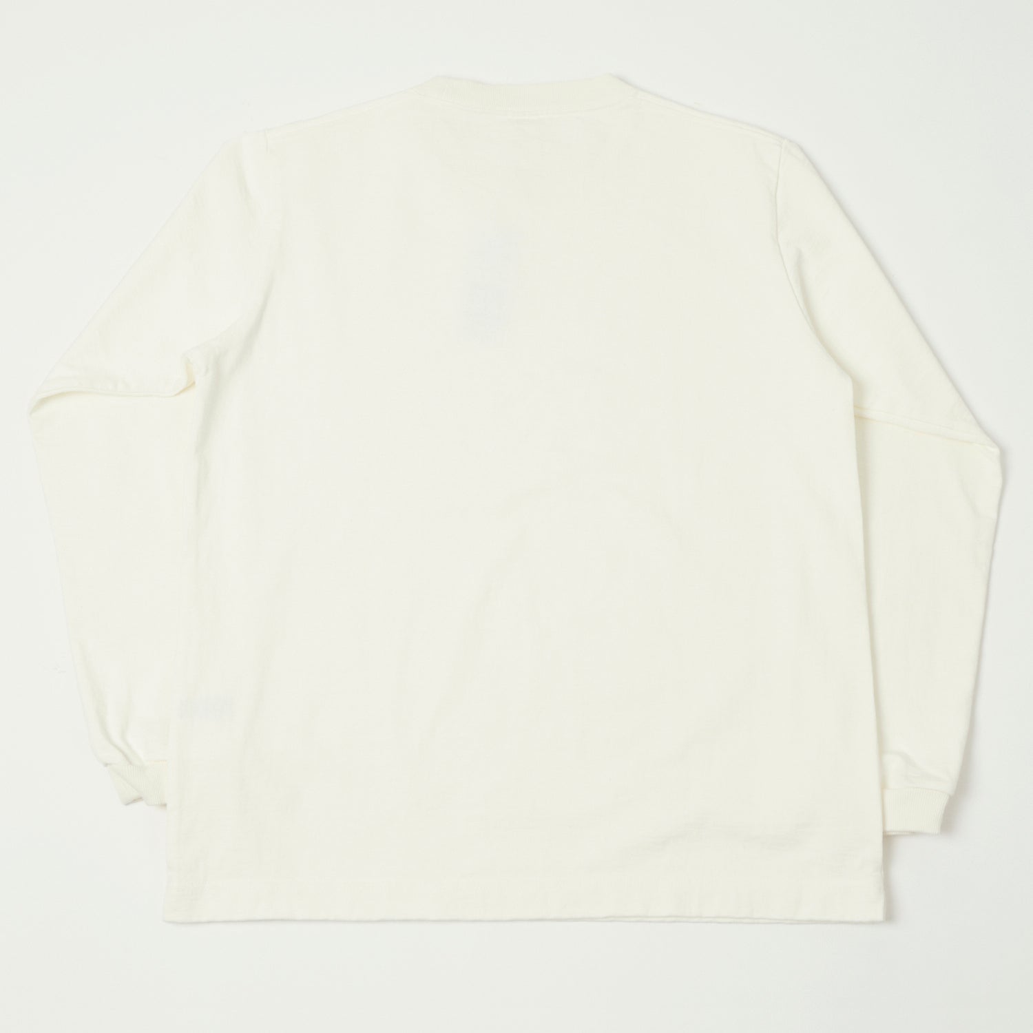 Jackman Long Sleeve Dotsume T-Shirt - Off White
