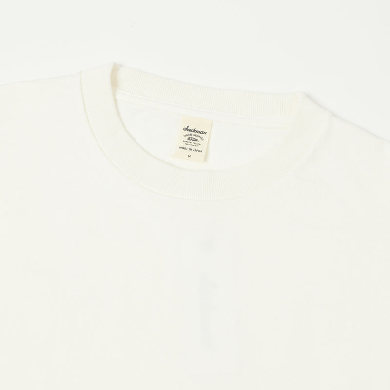 Jackman Dotsume LS Tee - Off White