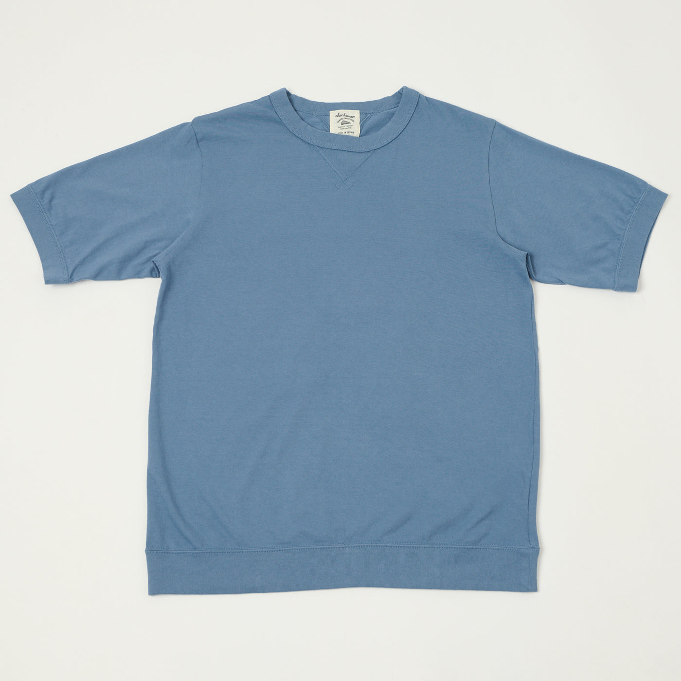 Jackman American Rib T-Shirt - Retro Saxe