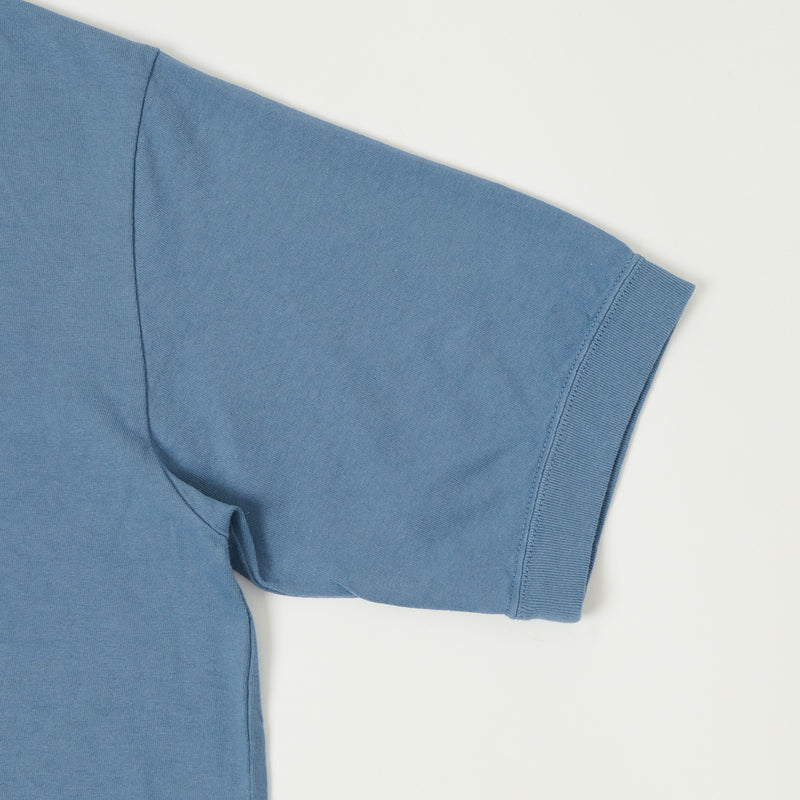 Jackman Rib Tee - Retro Saxe
