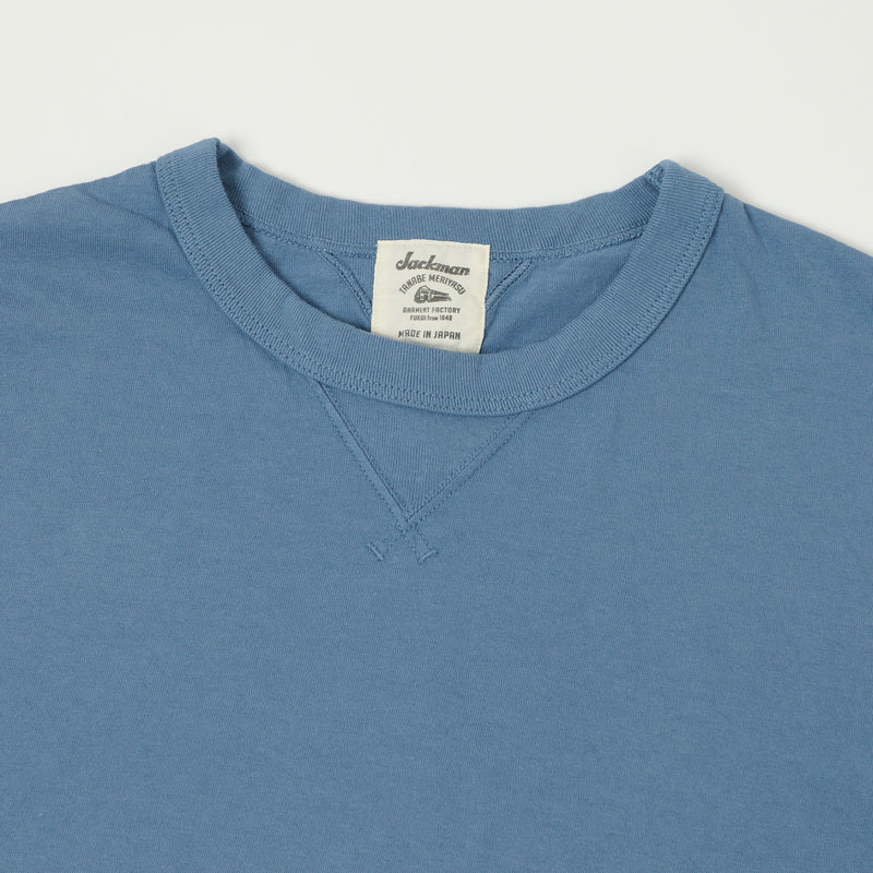Jackman Rib Tee - Retro Saxe
