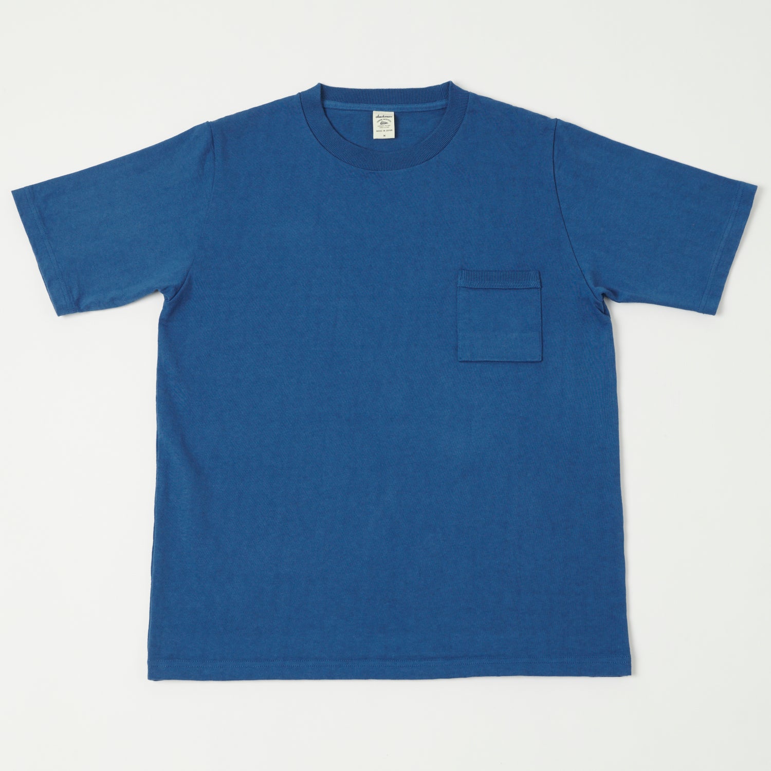Jackman Dotsume Pocket T-Shirt - Horizon Blue