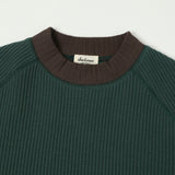 Jackman JM7200 Waffle Midneck Sweatshirt - Ivy/Wood