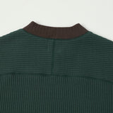 Jackman JM7200 Waffle Midneck Sweatshirt - Ivy/Wood