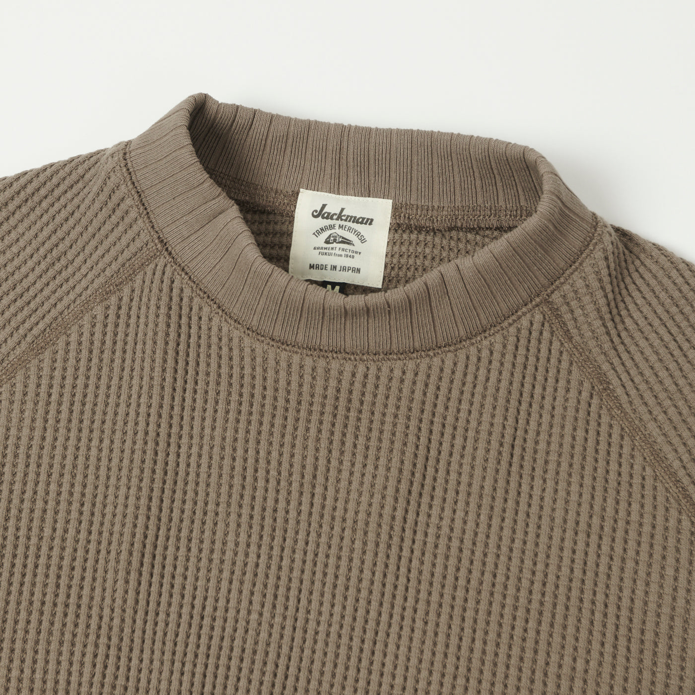 Jackman Midneck Waffle Sweatshirt - Taupe