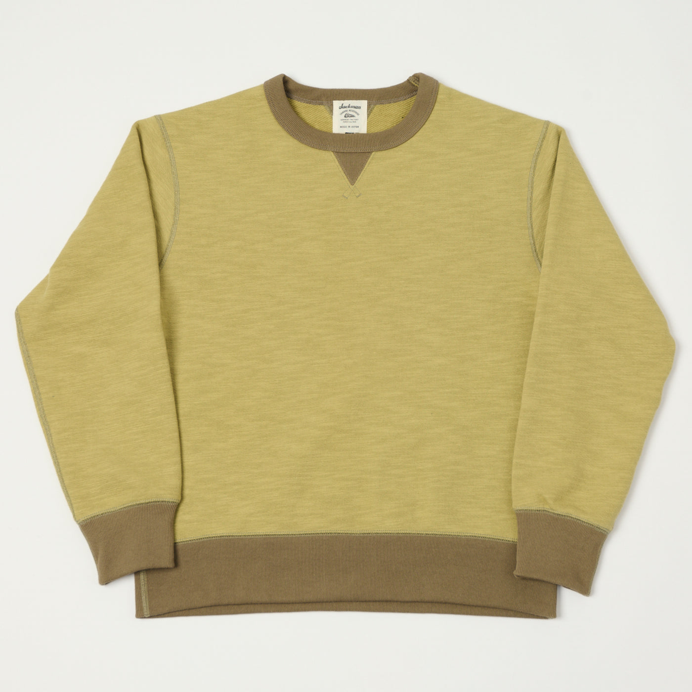 Jackman GG Crewneck Sweatshirt - Moss/Sepia