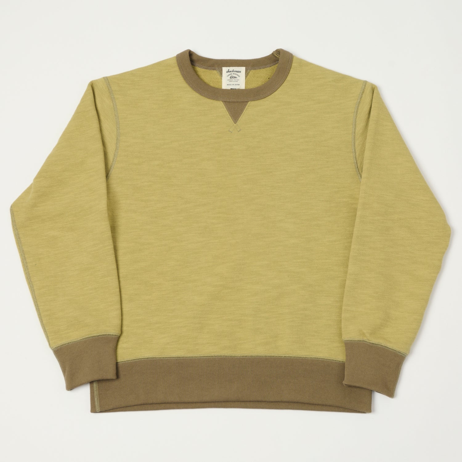 Jackman GG Crewneck Sweatshirt - Moss/Sepia