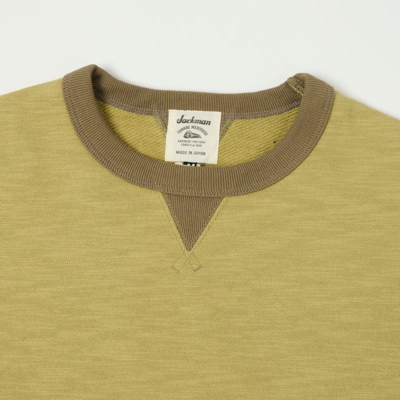 Jackman JM7292 GG Crewneck Sweatshirt - Moss/Sepia