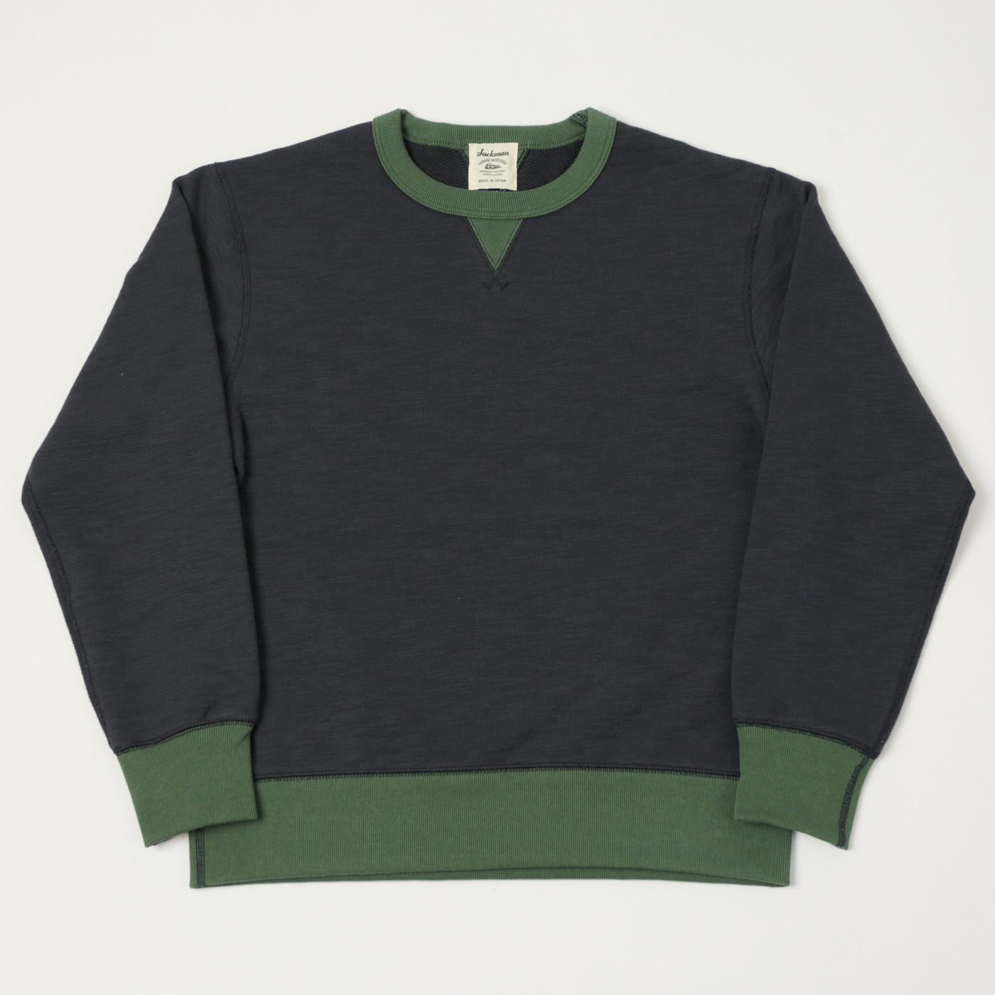 Jackman GG Crewneck Sweatshirt - Black/Green