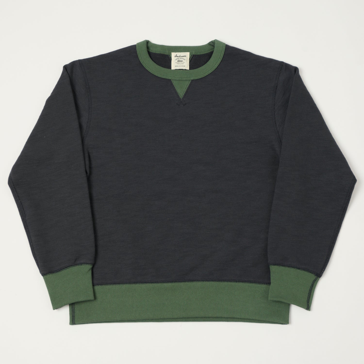 Jackman GG Crewneck Sweatshirt - Black/Green