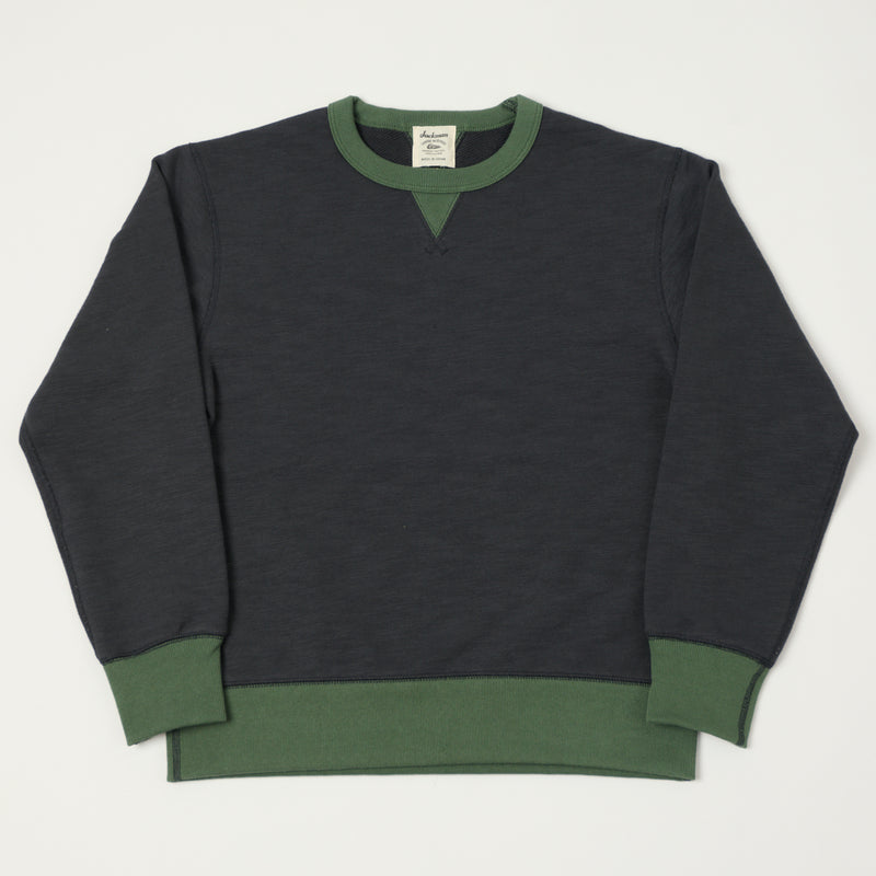 Jackman JM7292 GG Crewneck Sweatshirt - Black/Green