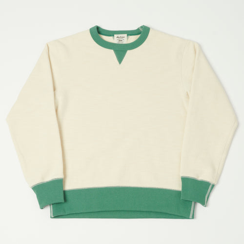Jackman GG Crewneck Sweatshirt - Ivory/Green