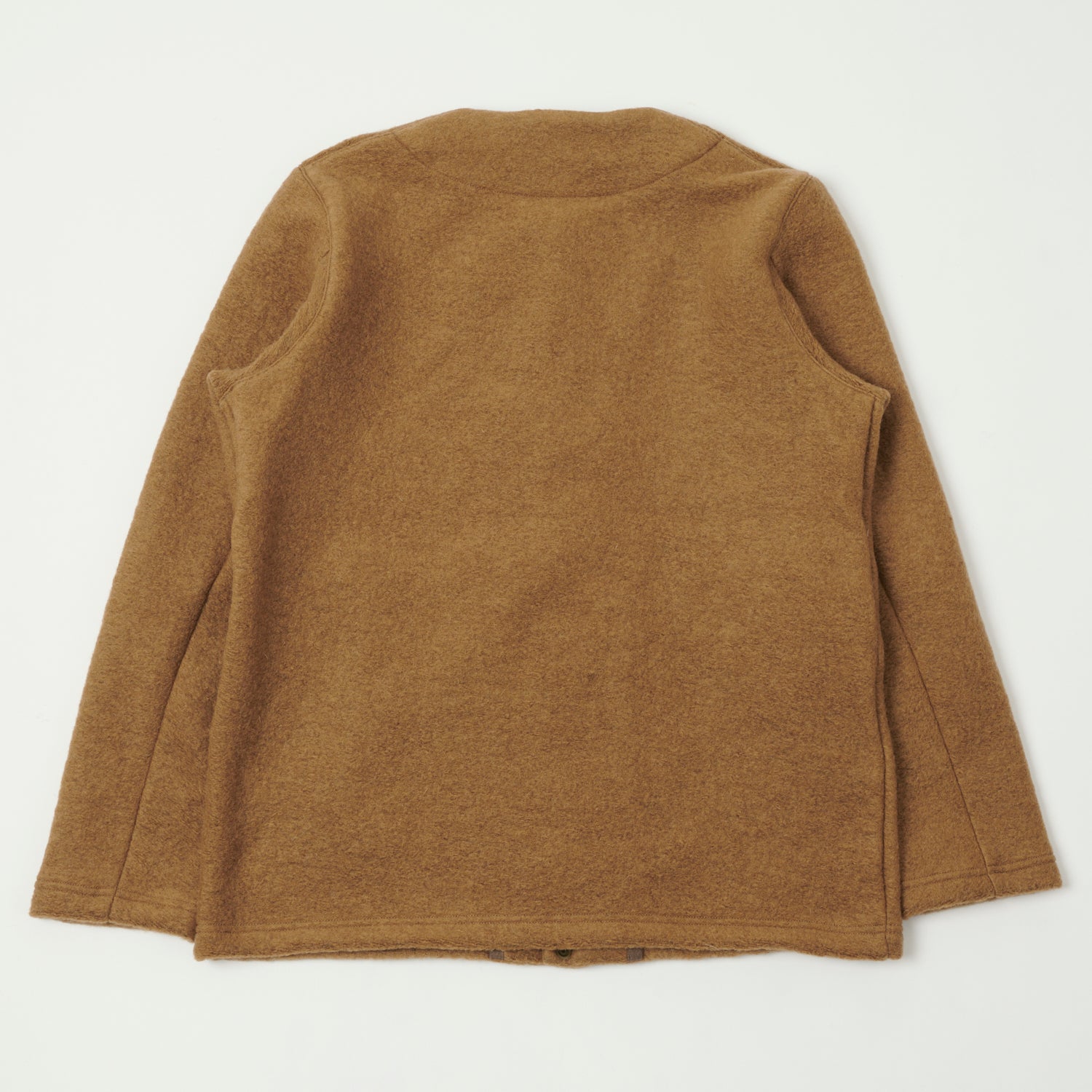 Jackman Wool Collarless Cardigan - Camel – SON OF A STAG