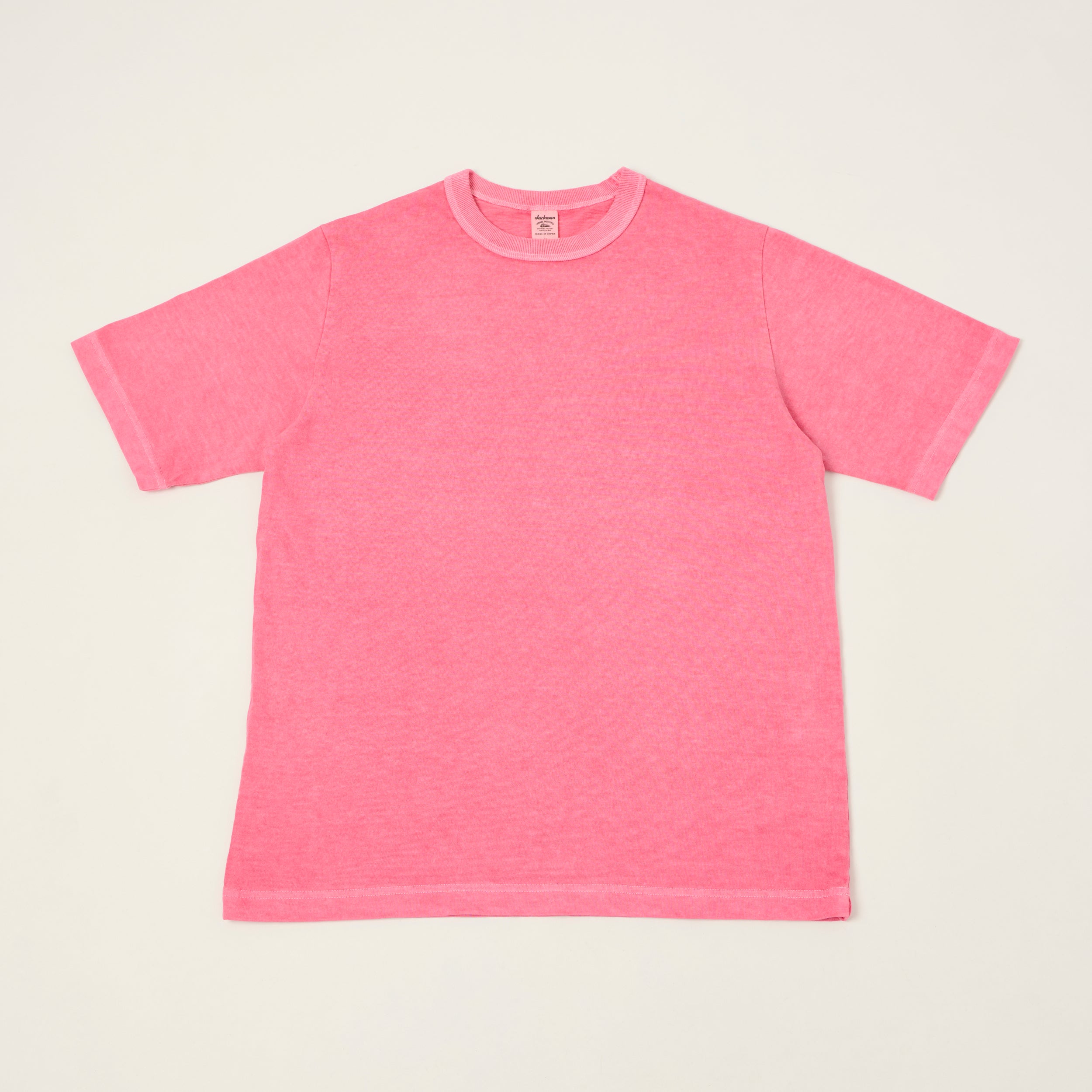 Jackman Lead-Off T-shirt - Fade Rose