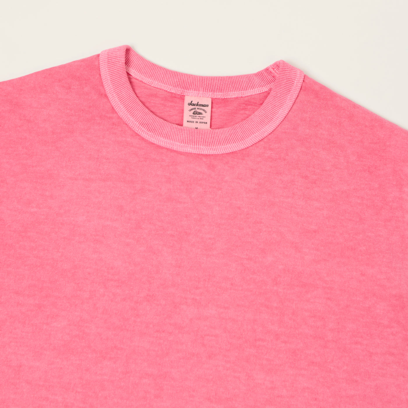 Jackman Lead-Off T-shirt - Fade Rose