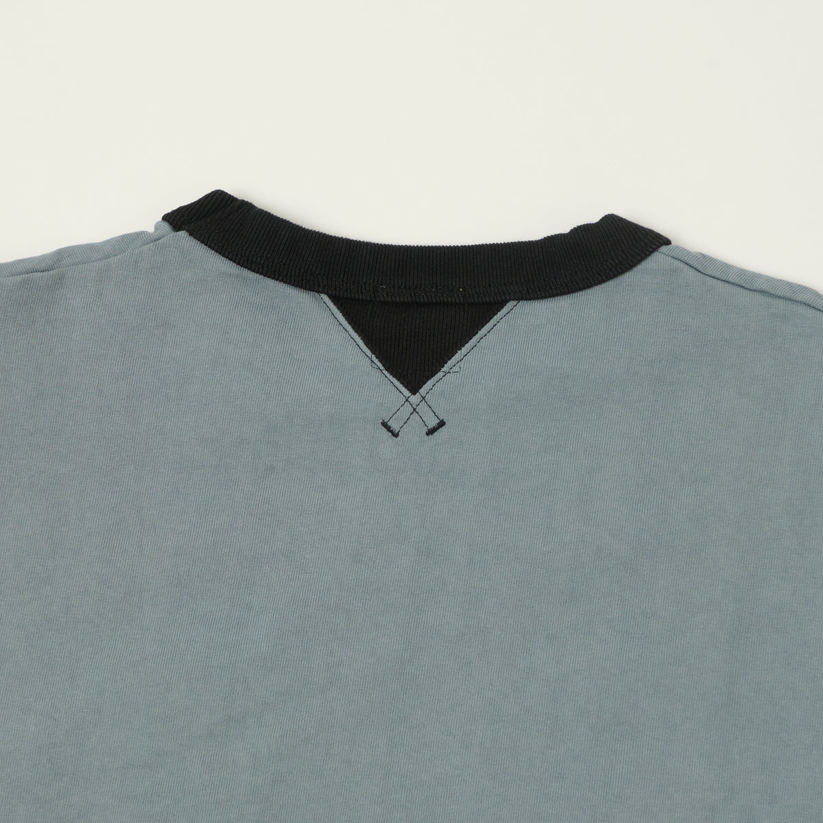 Jackman Long Sleeve Dotsume T-Shirt - Wolf Grey/Black