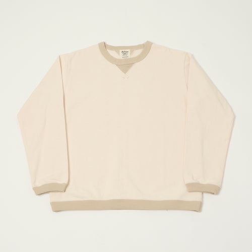 Jackman Long Sleeve Dotsume T-Shirt - Shell Pink/Dark Beige