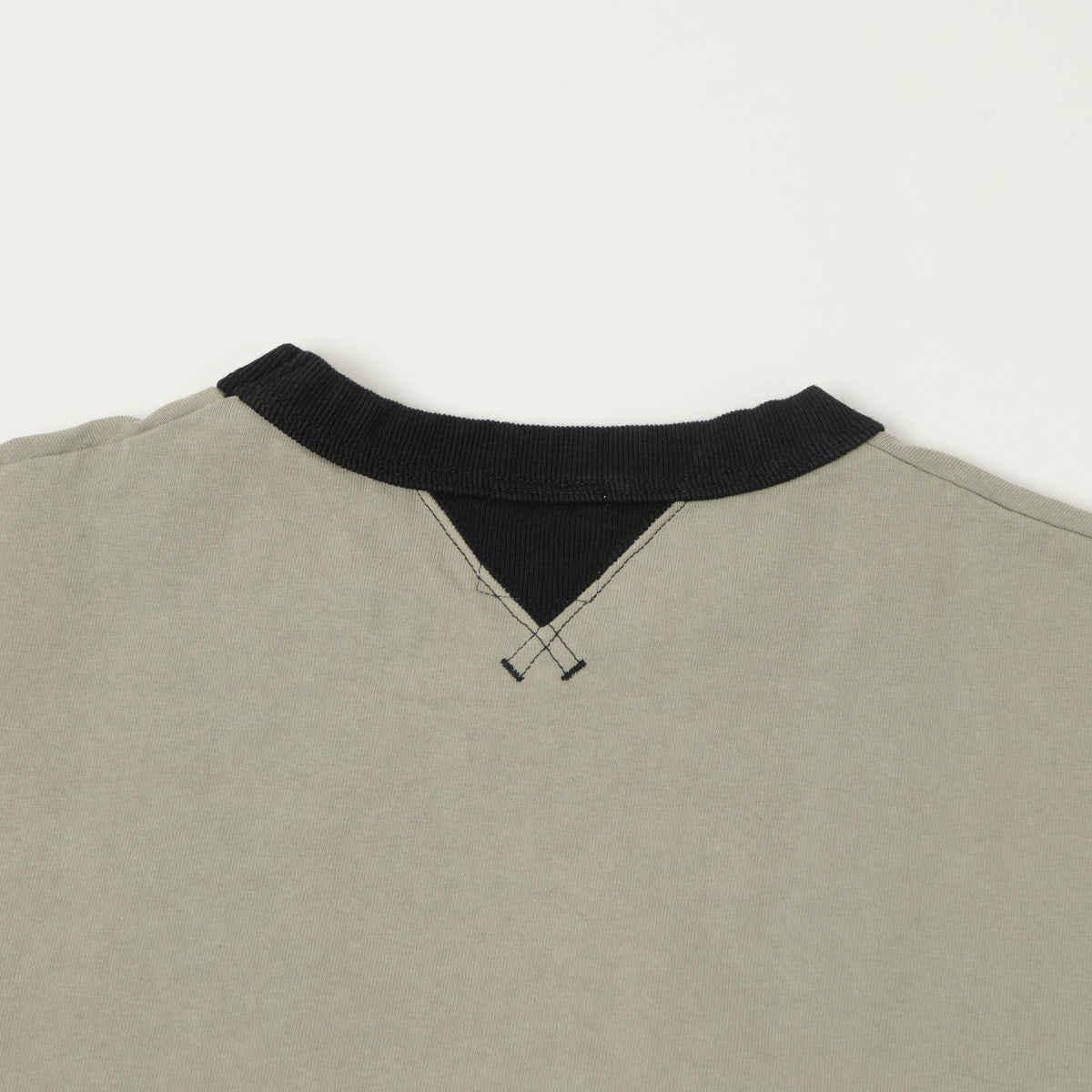 Jackman Long Sleeve Dotsume T-Shirt - Lizard Grey/Black