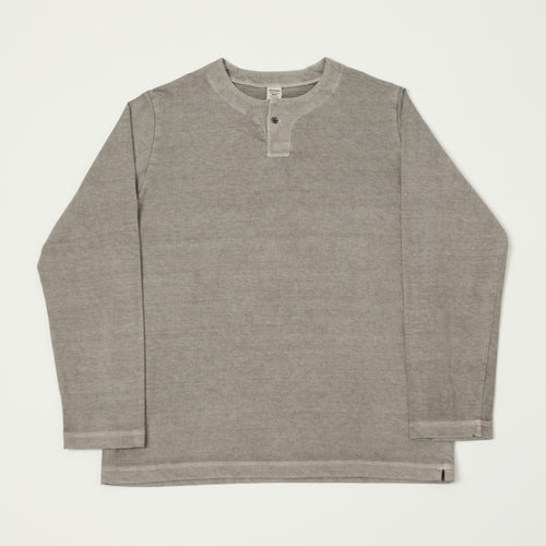 Jackman Long Sleeve Henley - Fade Grey