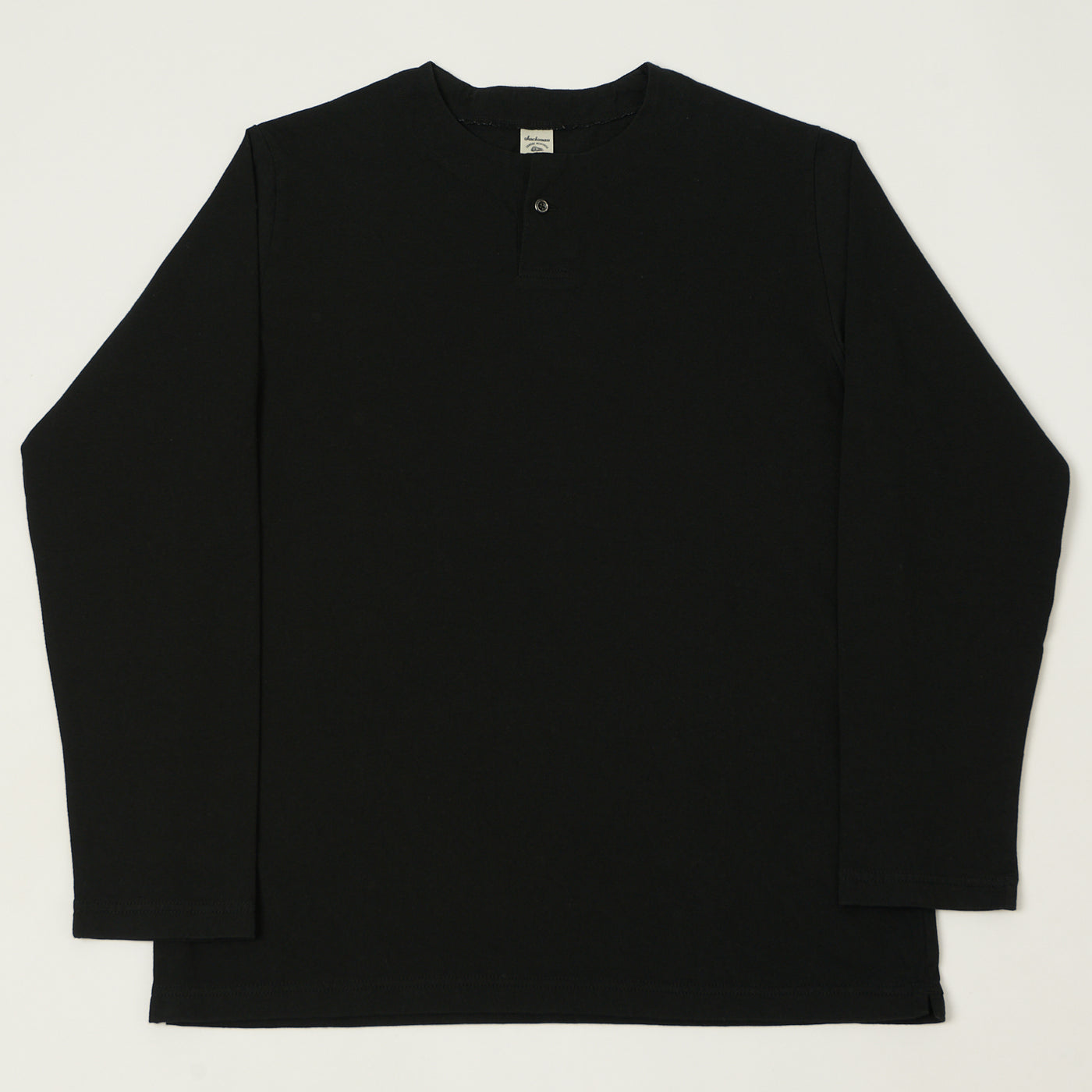 Jackman Long Sleeve Henley - Black