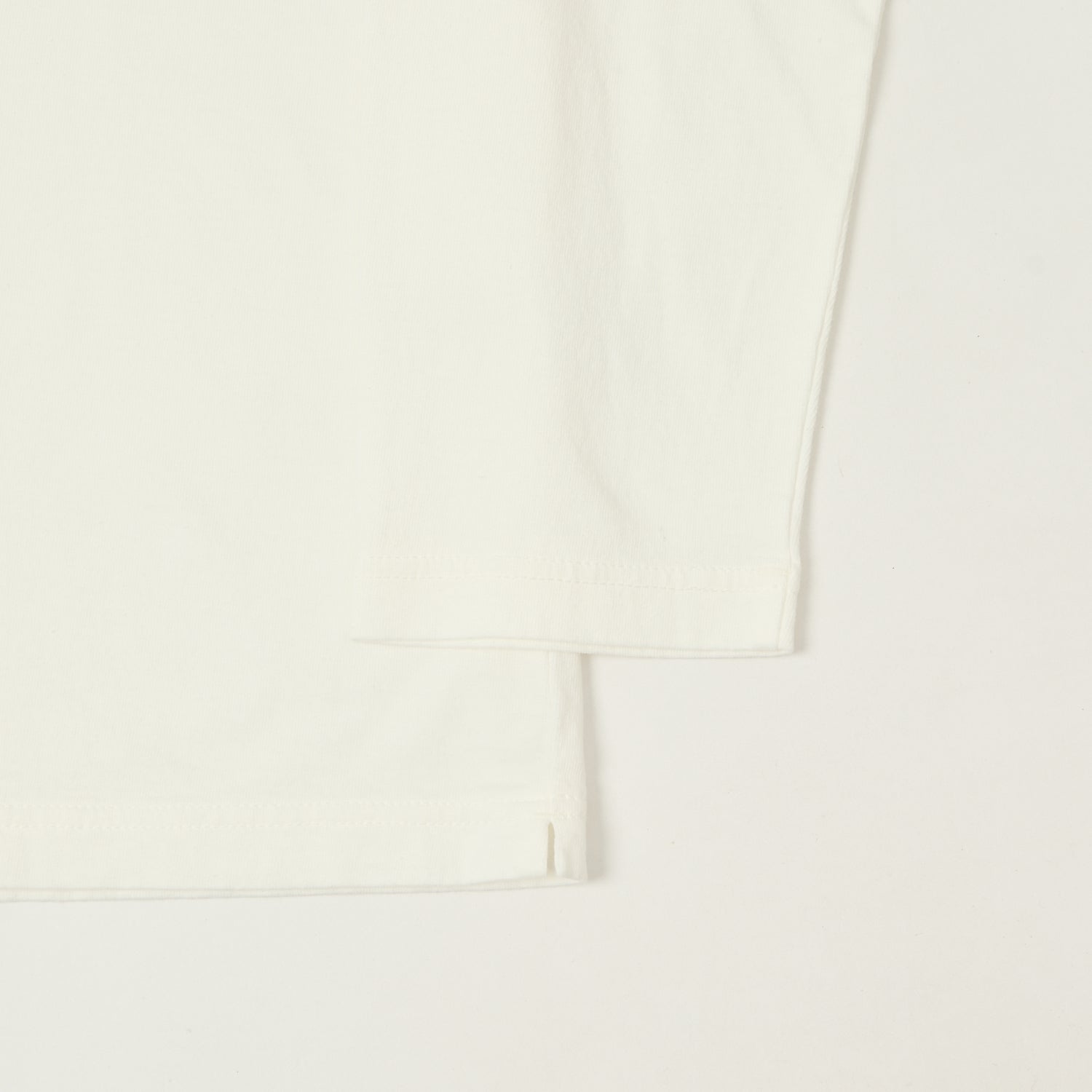 Jackman Long Sleeve Henley - White