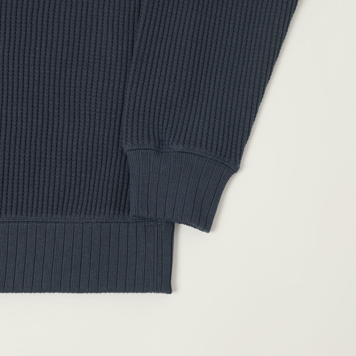 Jackman Midneck Waffle Sweatshirt - Retro Navy