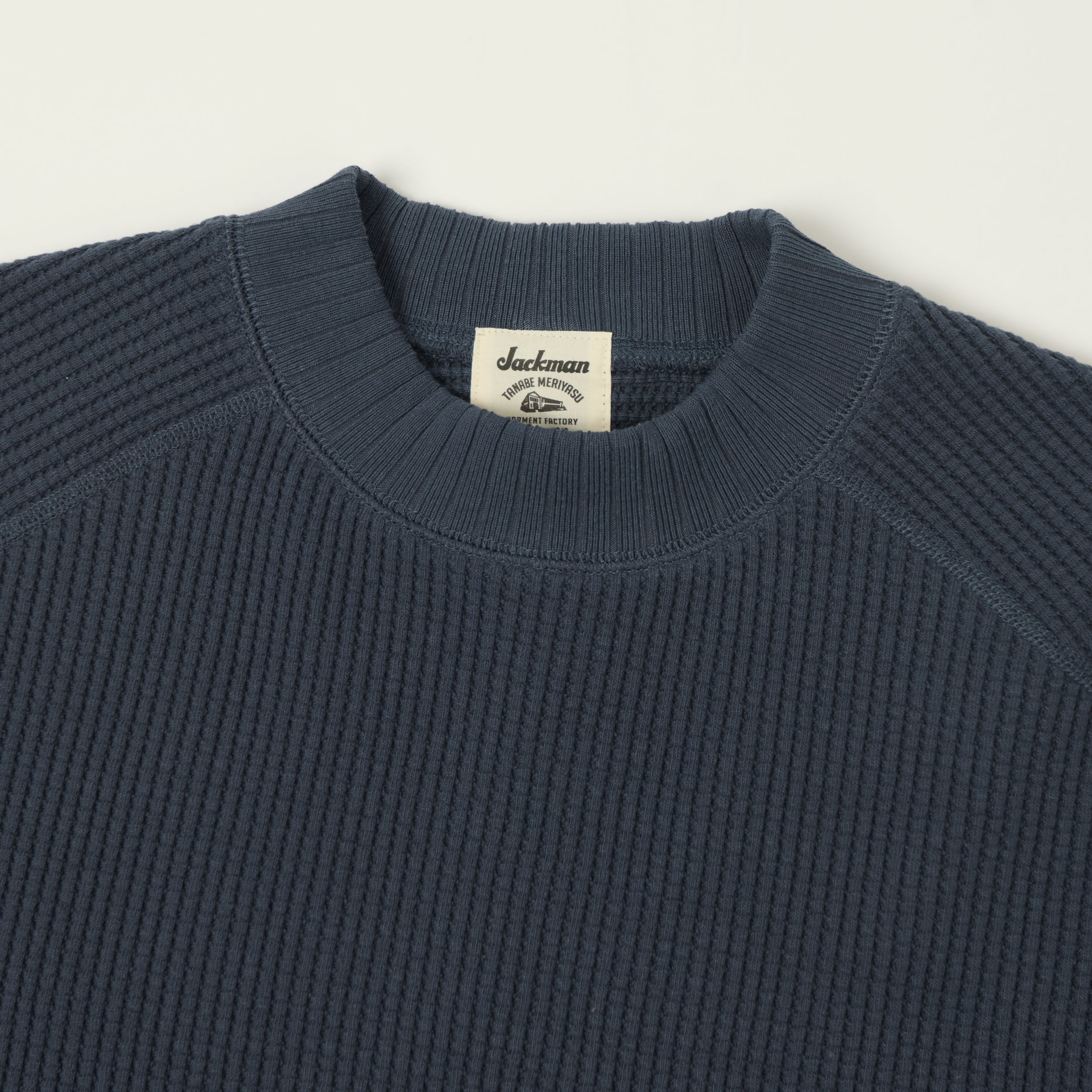 Jackman Midneck Waffle Sweatshirt - Ink Black/Sepia – SON OF A STAG